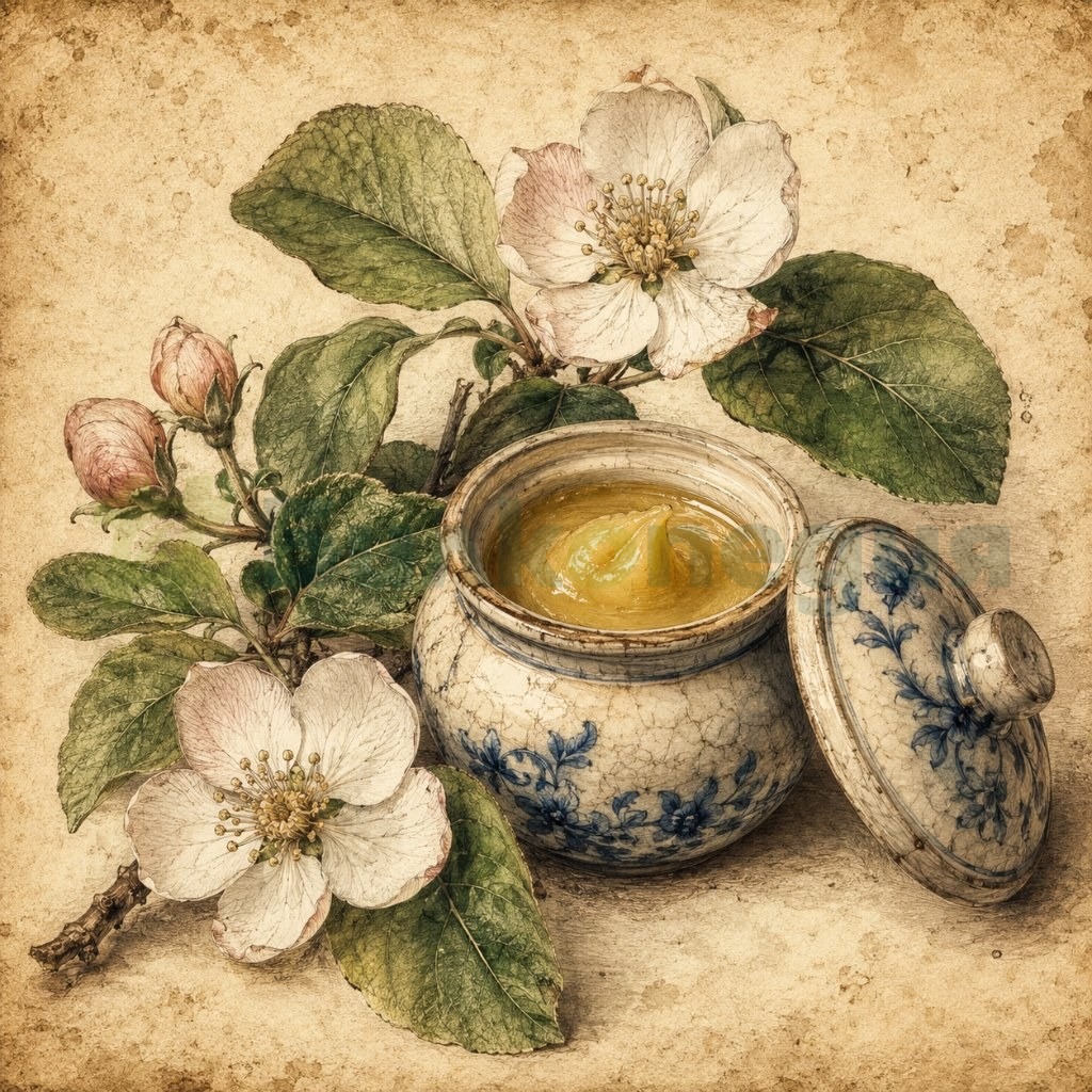 Айва mehlem - винтидж илюстрация